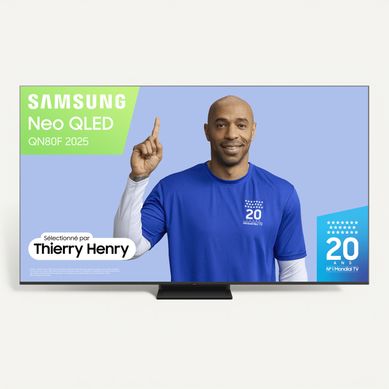 Téléviseur NEO QLED 85'' 214cm SAMSUNG 85QN80F vue de face