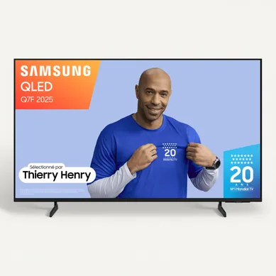Téléviseur QLED 85'' 216 cm SAMSUNG 85Q7FA vue de face