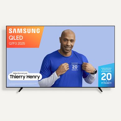 Téléviseur QLED 50'' 127 cm SAMSUNG 50Q7F3AUXXC vue de face