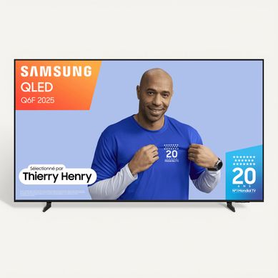 Téléviseur 4K QLED 65'' 165 cm SAMSUNG 65Q6F vue de face