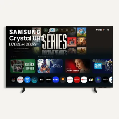 Téléviseur 4K UHD 50'' 127 cm SAMSUNG 50U7025H vue de face
