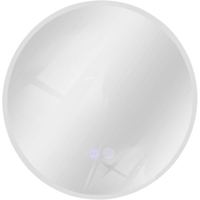 Miroir De Salle De Bain 80CM Ronde Avec Éclairage LED Et Intensité Variable