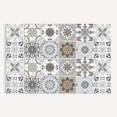 Carrelage Adhésif 15x15 Style Industriel Credence Adhesive Pour Cuisine Brique,24 Pièces