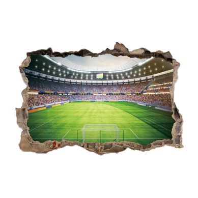 3d Sticker Mural De Salon,stickers Muraux 3d Football Arène,poster Du Stade Chambre D'enfant