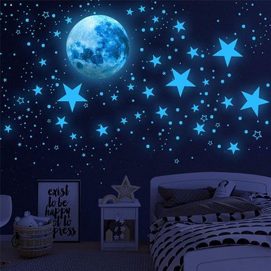 Autocollantes Enfant, Plafond,stickers Fluorescents Décoration Plafond Chambre D'enfant