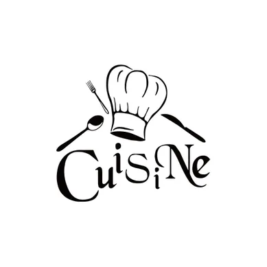 Cuisine Décoration Stickers Muraux Stickers Cuisine Du Chef Français De Mur De Vinyle Autocollant