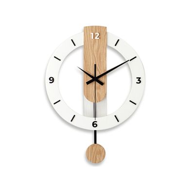 Horloge Murale Numérique En Bois à Bascule, Idéale Pour Décorer Le Salon