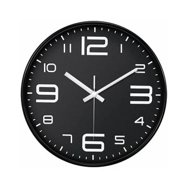 Horloge murale à pendule de style vintage 12 pouces noire 1 pièce