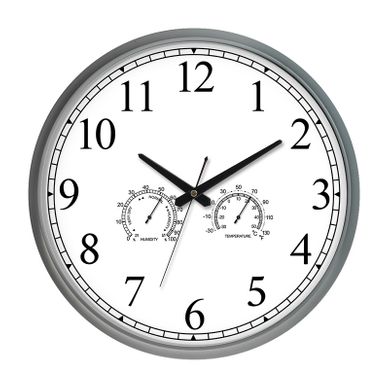 Horloge Murale Ronde Avec Température Et Humidité