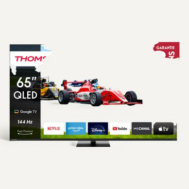 Téléviseur Qled 65" (165 Cm) 4k Uhd Google TV Pro