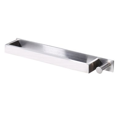 Porte-serviettes En Acier Inoxydable Brossé Ambrosya - Design Moderne - 37,9 Cm