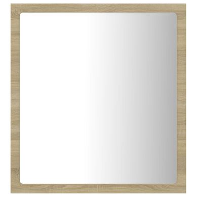 Miroir LED De Salle De Bain - Miroir Mural Avec Éclairage Chêne Sonoma 40x8,5x37 Cm Acrylique Miroir LED De Salle De Bain - Miroir Mural Avec Éclairage Chêne Sonoma 40x8,5x37 Cm Acrylique
