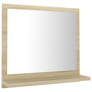 Miroir De Salle De Bain - Miroir Mural Chêne Sonoma 40x10,5x37cm Bois Ingénierie Miroir De Salle De Bain - Miroir Mural Chêne Sonoma 40x10,5x37cm Bois Ingénierie