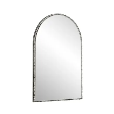 Miroir Mural Arqué 91x61cm, Miroir De Courtoisie Ou Décoration Murale, Argent Miroir Mural Arqué 91x61cm, Miroir De Courtoisie Ou Décoration Murale, Argent