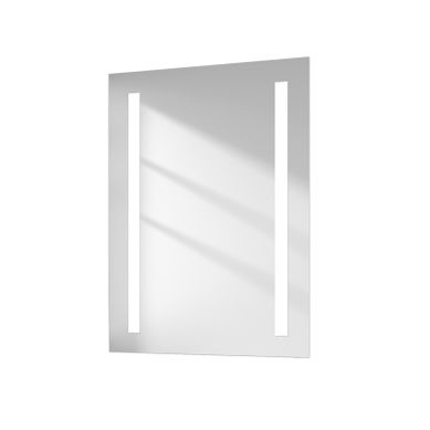 Miroir LED Salle De Bain 50x70cm Lumière Blanche Froide Carré
