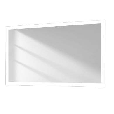 Miroir De Salle De Bain LED 60x100 Cm, Anti-buée, Interrupteur Mécanique, 2 Couleurs