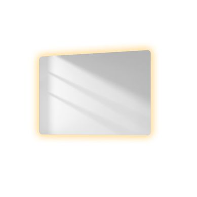Miroir LED Salle De Bain 45 X 60 Cm, Anti-buée, Interrupteur À Bouton, Blanc Froid/chaud