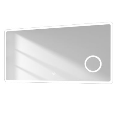 Miroir De Salle De Bain 60x120cm Tactile Loupe X3 Lumière Blanche Froide