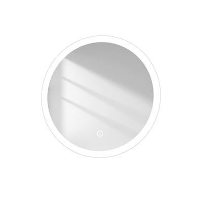 Miroir LED Salle De Bain Rond 50cm Anti Buée Tactile Lumière Réglable 3 Couleurs