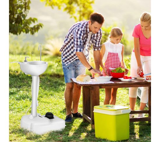 Ensemble évier portable autonome et toilettes pour camping/camping-car