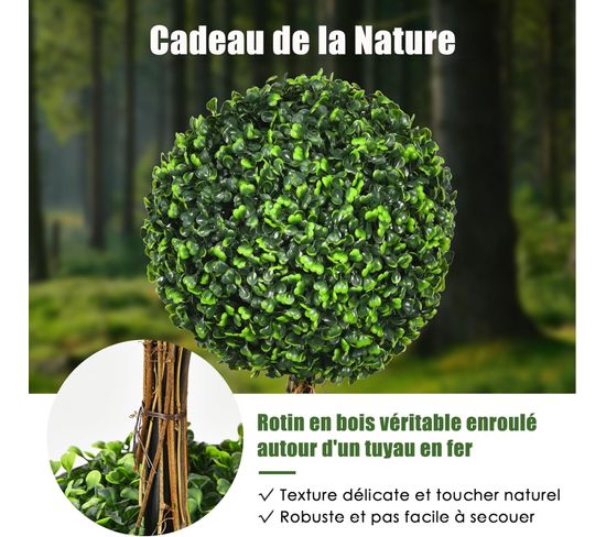 Brise Vue Relief Feuillage Artificiel