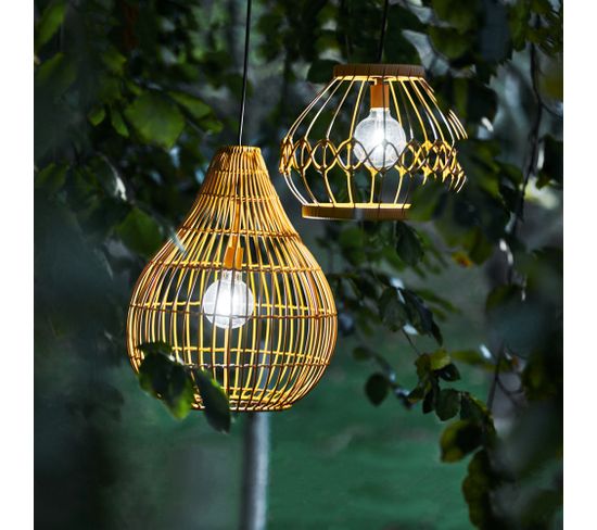 4 Pièces Lampe Solaire Exterieur Jardin, Lumiere Avec Colorée LED