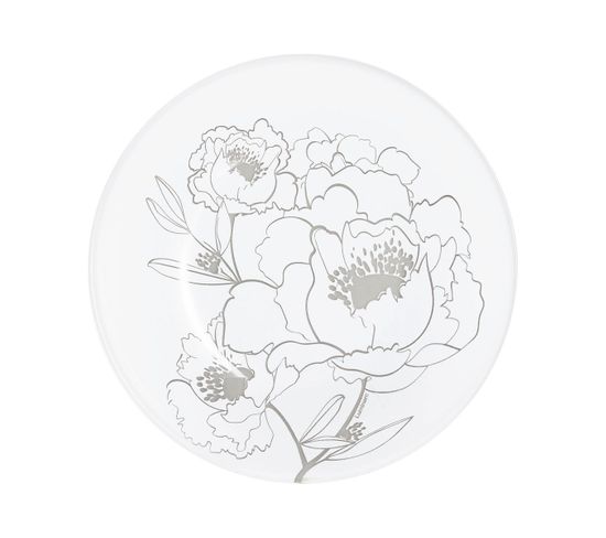 Assiette Creuse 20 Cm Florescence – Opale Résistante – Style Ethnique Oriental – Micro-ondes & Lave-Vaisselle OK