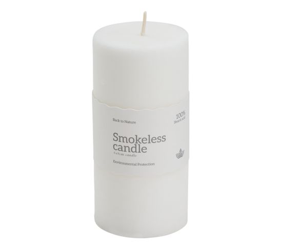 Bougie Cylindrique Bicolore Blanc Cuivre - Gamm Vert