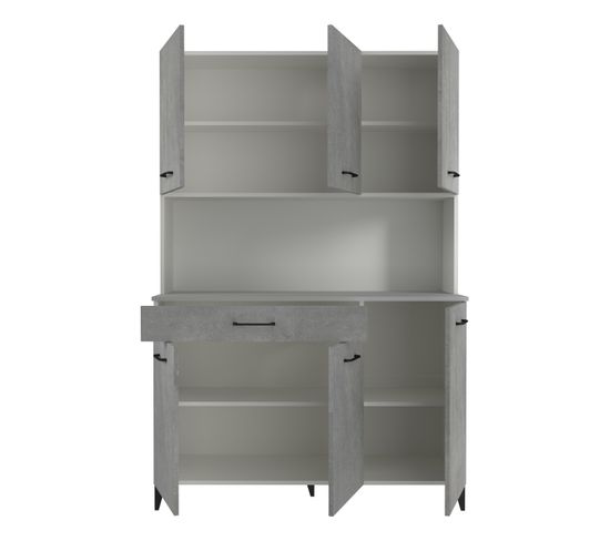 Test du buffet de cuisine HOMCOM : rangement optimisé