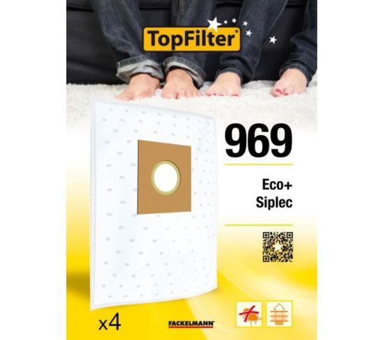 Lot De 4 Sacs D'aspirateur Parfumés Pour Rowenta - Parfum Fleurs De Coton - Grande Capacité, Longue Durée De Vie