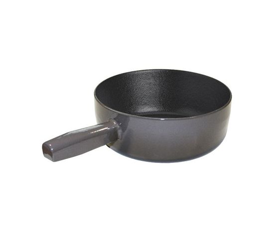Kuhn Rikon - Caquelon à Fondue Savoyarde en Fonte Emaillée Rouge 24 cm 3,2 L - Les Secrets du Chef