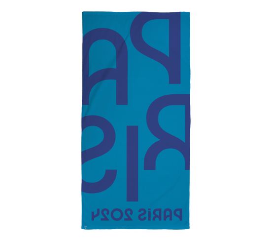 Serviette Officielle Athlète Des Jeux Olympiques Paris 2024 - Collection JO, Fabriquée En France