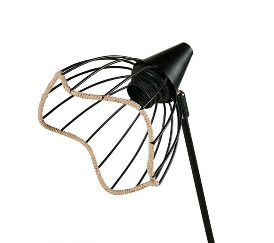 Plafonnier Oravi En étal Noir Et Or, Luinaire De Plafond Rond Au Style Vintage, Idéal Dans Un