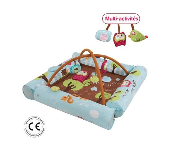 Ludi Aire Deveil Evolutive Chouette Arche Tapis D Eveil Portique D Eveil But