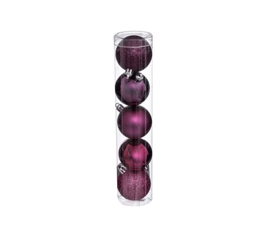 12 Boules De Noël Rose Fuchsia - 6 Cm - Parfaites Pour Décorer Ton Sapin