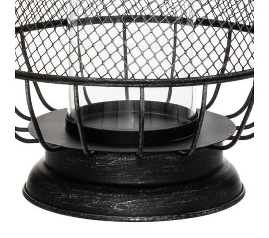 Lanterne Bougeoir Photophore En Métal Vintage - Fabrication Française