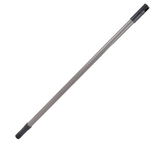 Manche à Balai Télescopique 74-130cm Bleu - En Métal, Embout Fixe, Pratique Pour Le Ménage