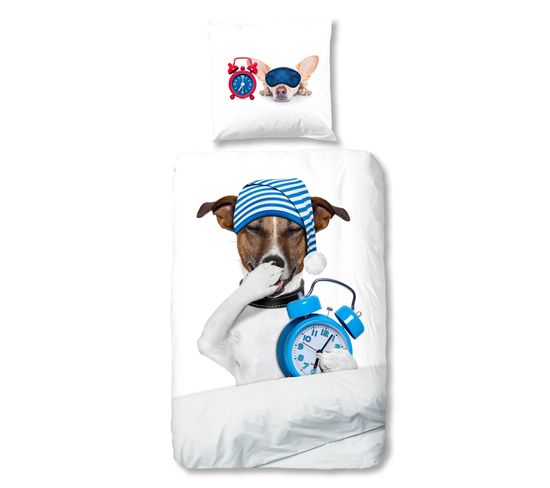 Parure De Lit Chien Au Reveil 140200 Parure De Lit Chien Au Reveil 140200