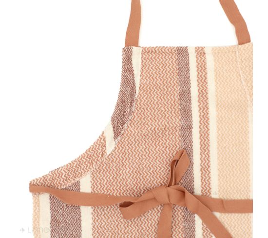 Tablier De Cuisine Vintage à Fleurs Rose - Avec Poches, Ajustable Pour Femme