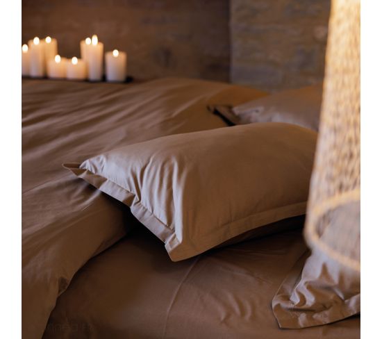 Drap Housse Microfibre 160x200cm Vert Olive - Bonnets 30cm Respirant Pour Matelas Épais