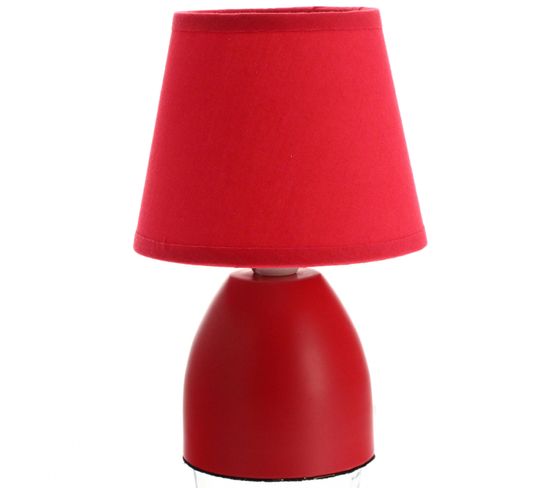 Lampe De Chevet Diam. 12,5 Cm. Rouge Lampe De Chevet Diam. 12,5 Cm. Rouge