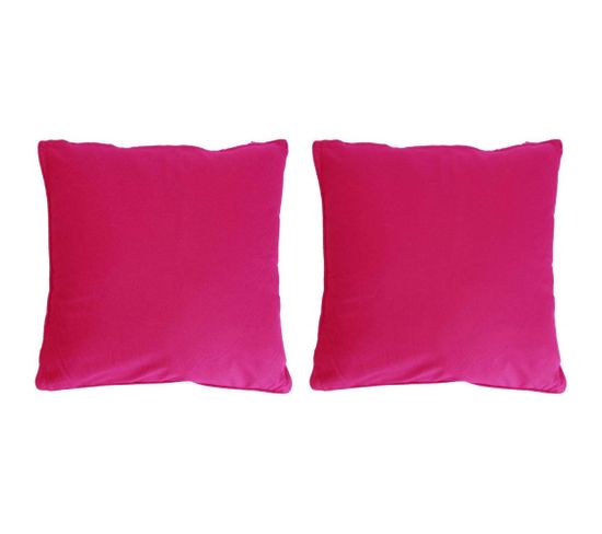 Housse de couette 50% coton recyclé, Tabaka rouge - Rose/rouge - 240 x 220 cm | Leroy Merlin
