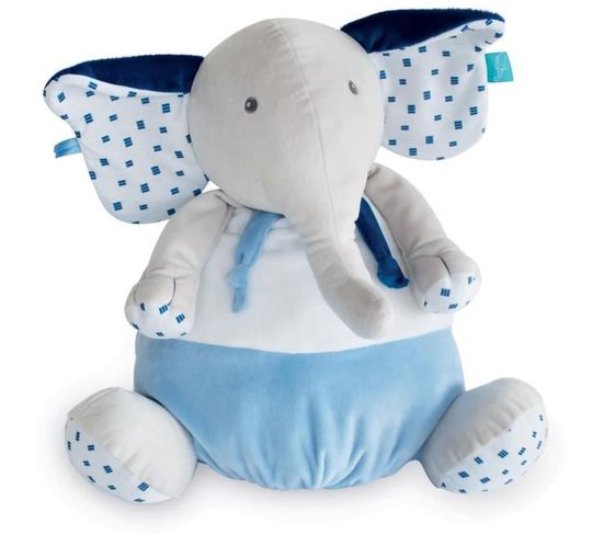 Range Pyjama Edgar Et Eglantine 40 Cm Edgar Bleu Et Blanc Peluche But