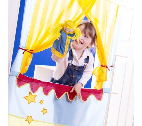 Baker Ross Lot De 6 Marionnettes En Tissu à Colorier - Création Spectacle Pour Enfants