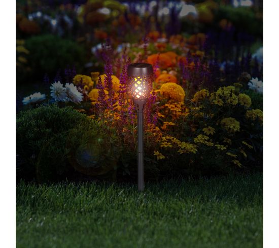 Achat Lot De 2 Mini Torches Solaires LED MINI MAITY SUN H70cm En Gros - 9