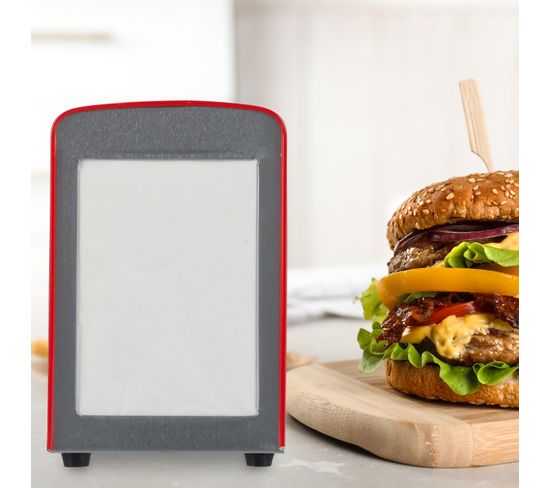 Distributeur De Serviettes Rétro MIJOMA - Style Années 50 Avec 60 Serviettes Incluses | Déco Cuisine & Barbecue