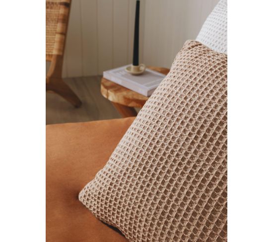 Housse De Coussin Long Fait Main 50x30 Cm - Précieuse Harmonie, Motifs Géométriques