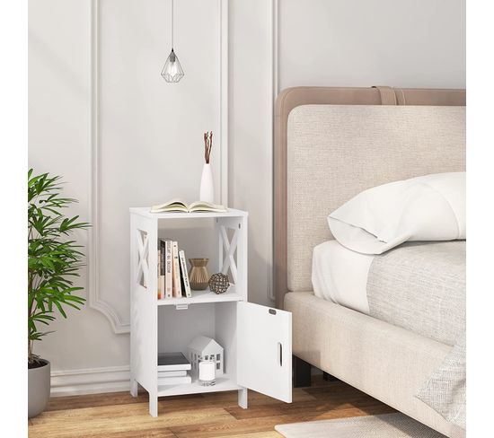 Table De Chevet Connectée Avec LED RGB Et Multiprise - Lot De 2, 3 Tiroirs, Étroite (25cm) - Pour Chambre Et Salon