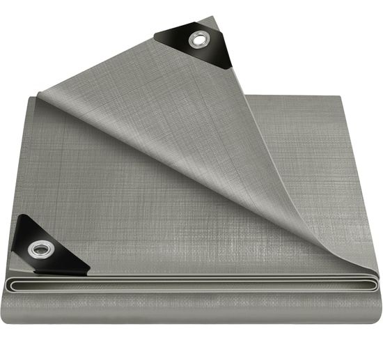 Bâche PVC Blanche Bâche De Protection Extérieur 3x3m 3x4m 3x5m Bâche