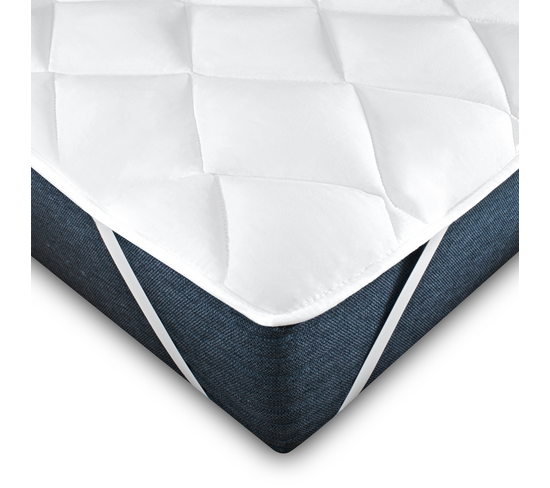 Surmatelas AIR Respirant 80x195 Cm – Thermorégulant, Avec Bandes élastiques De Fixation